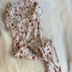 Boho baby knotted gown